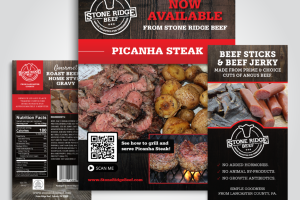 Food Label & Flyer Design