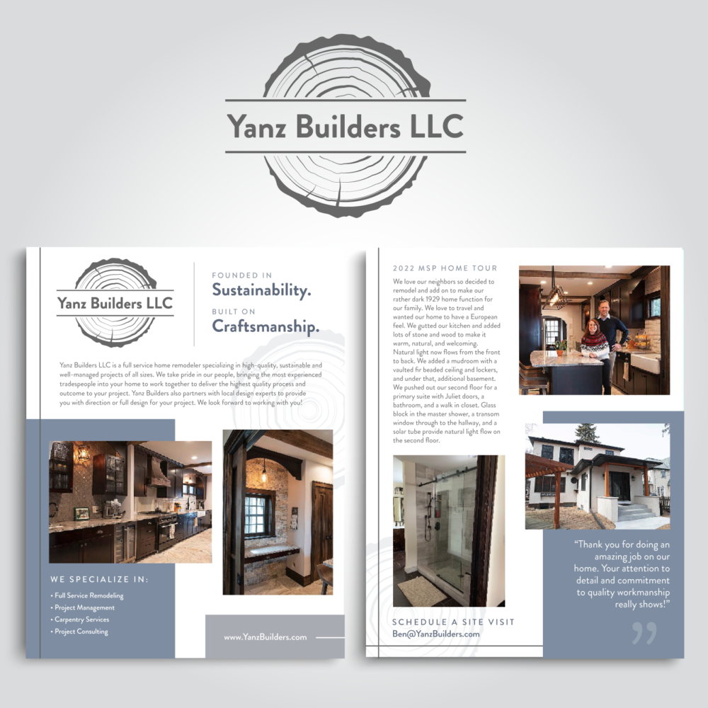 Yanz Builders Flyer Design