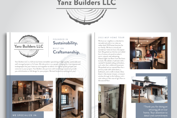 Yanz Builders Flyer Design